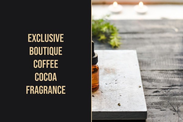 exclusive boutique coffee cocoa fragrance