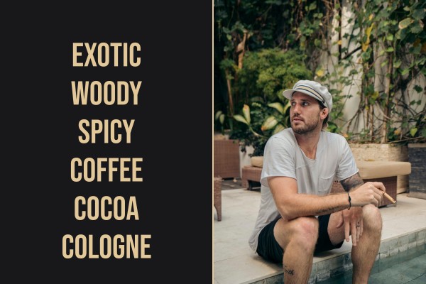 exotic woody spicy coffee cocoa cologne