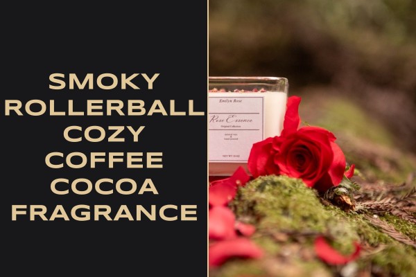 smoky rollerball cozy coffee cocoa fragrance