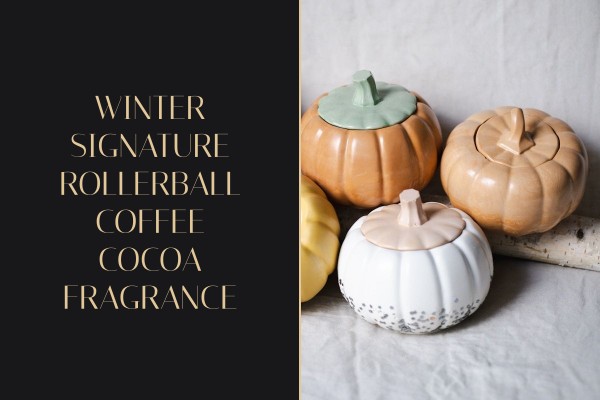 winter signature rollerball coffee cocoa fragrance